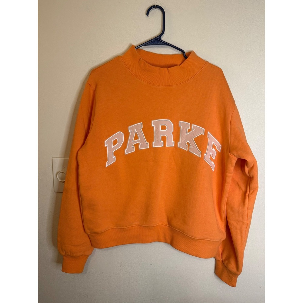 PARKE Varsity Mockneck Creamsicle/Rose NIB Size S/M - Picture 2 of 5